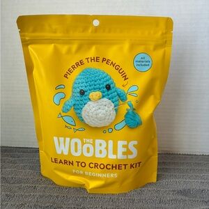 The Woobles Crochet Kit - Yellow and Blue